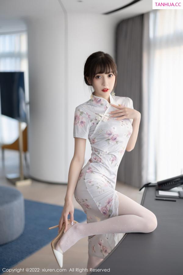 林星阑  [XiuRen]高清写真图 2022.10.25 No.5757 林星阑 旗袍美腿第15张图片